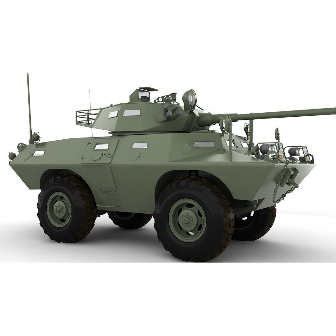 Cadillac V150 3D Model – High Poly Military Vehicle, FBX - View 20