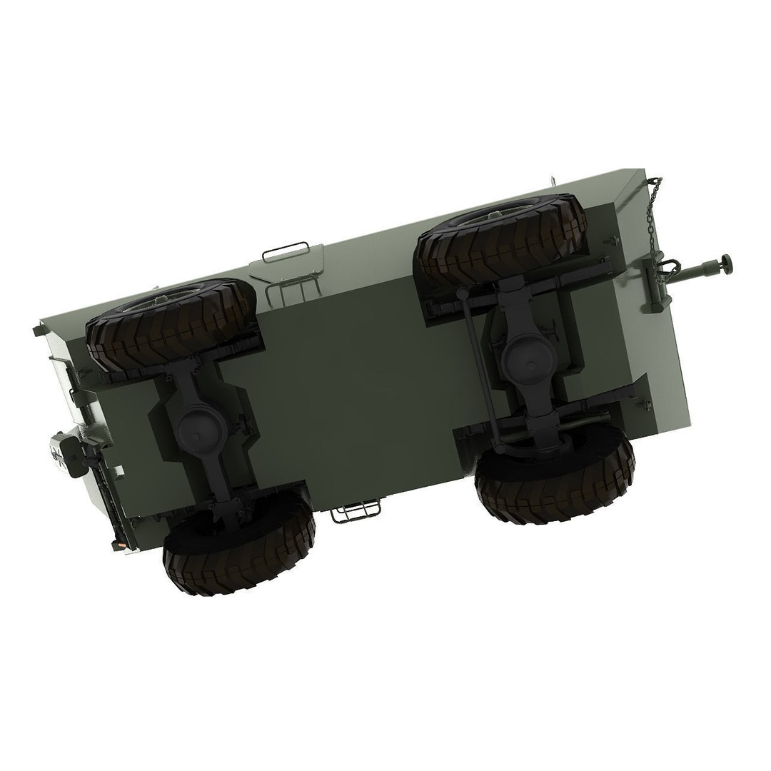 Cadillac V150 3D Model – High Poly Military Vehicle, FBX - View 22