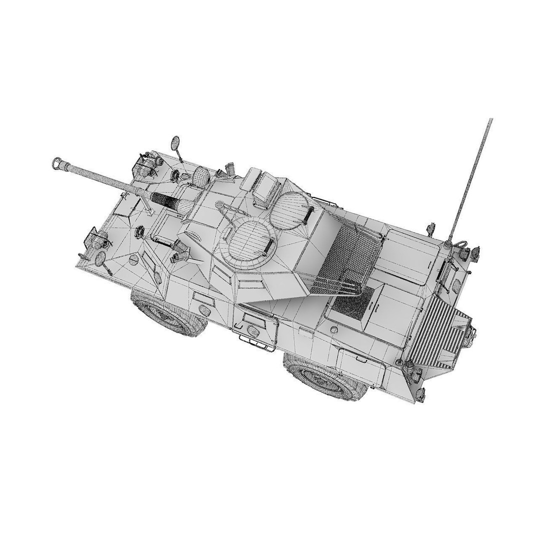 Cadillac V150 3D Model – High Poly Military Vehicle, FBX - View 27