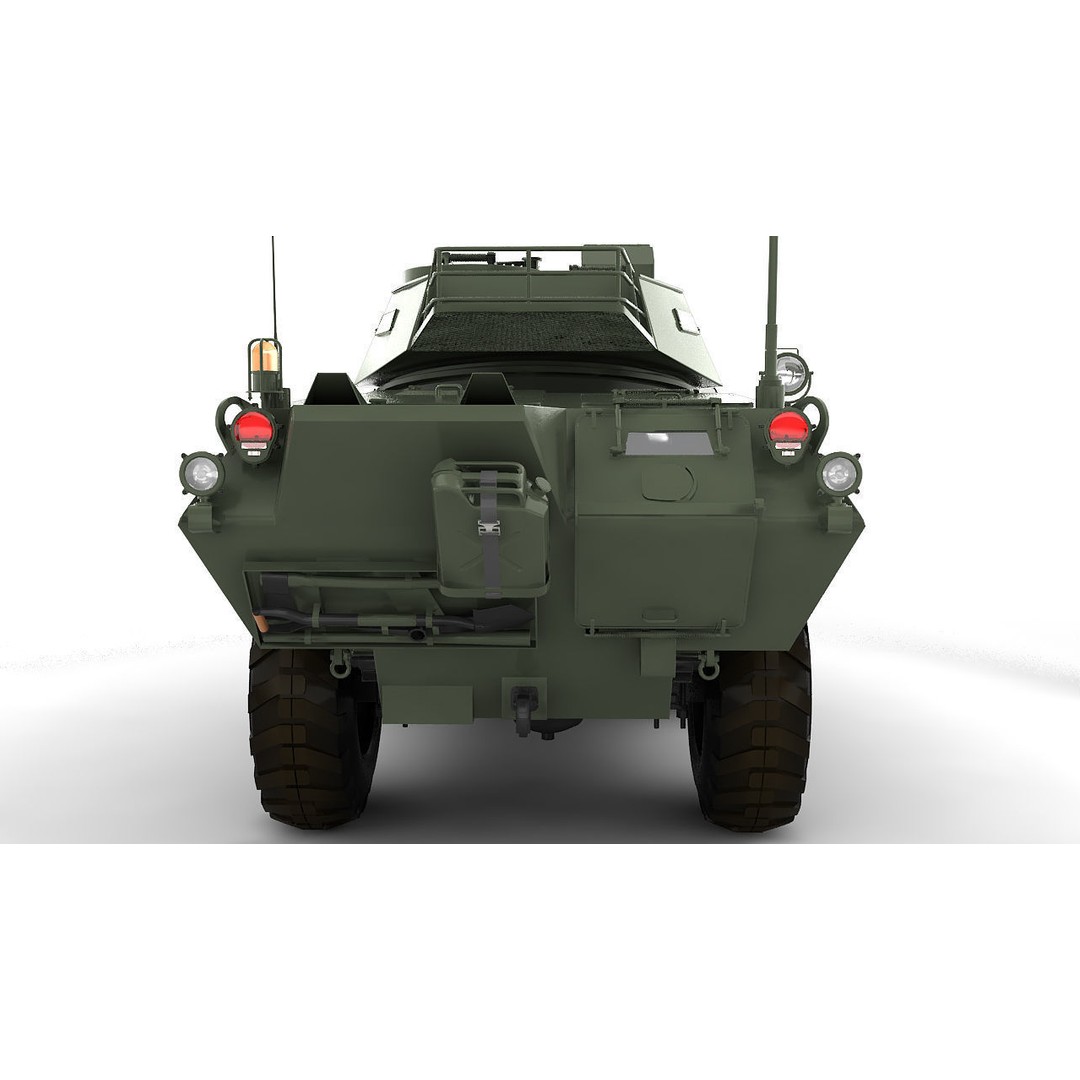 Cadillac V150 3D Model – High Poly Military Vehicle, FBX - View 30