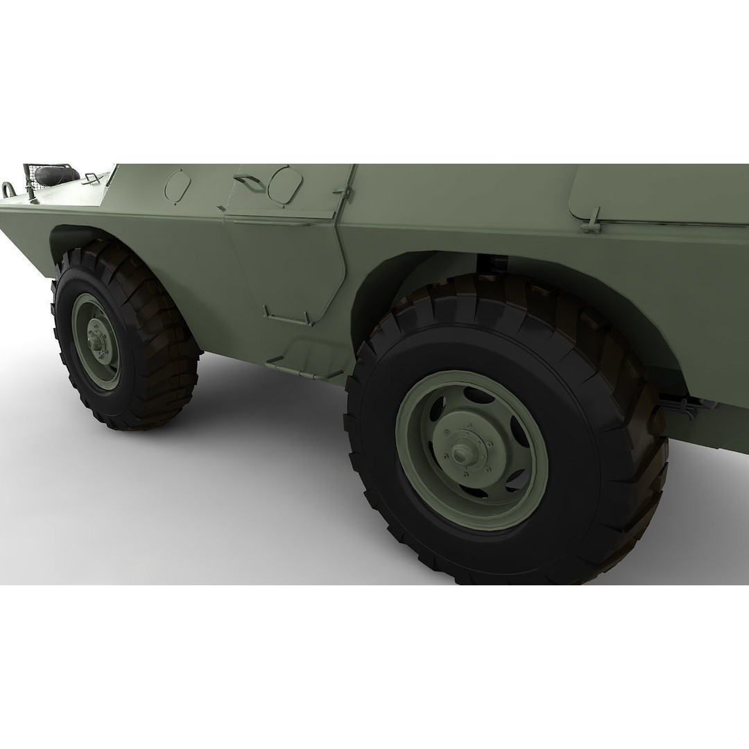 Cadillac V150 3D Model – High Poly Military Vehicle, FBX - View 32