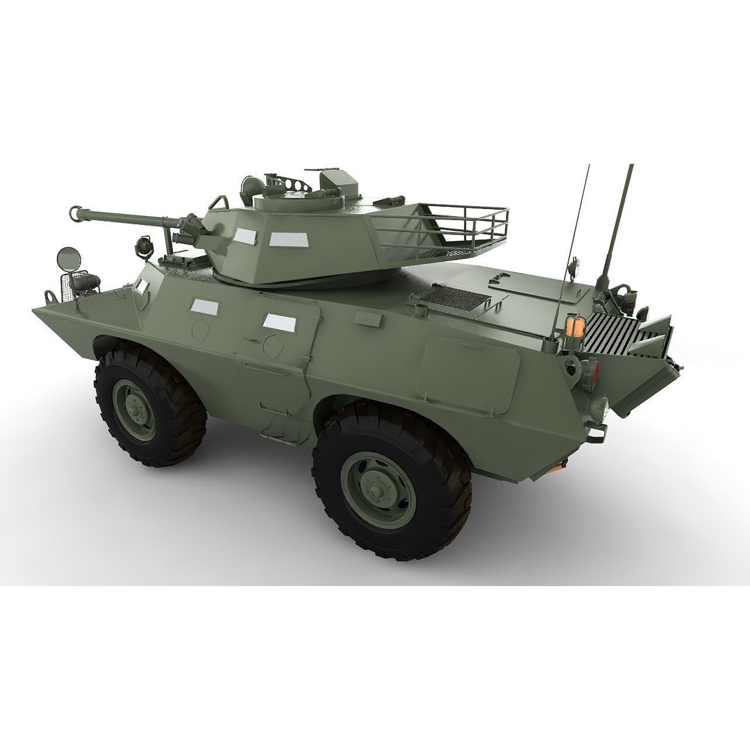 Cadillac V150 3D Model – High Poly Military Vehicle, FBX - View 34