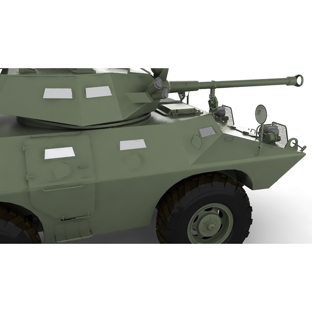 Cadillac V150 3D Model – High Poly Military Vehicle, FBX - View 36