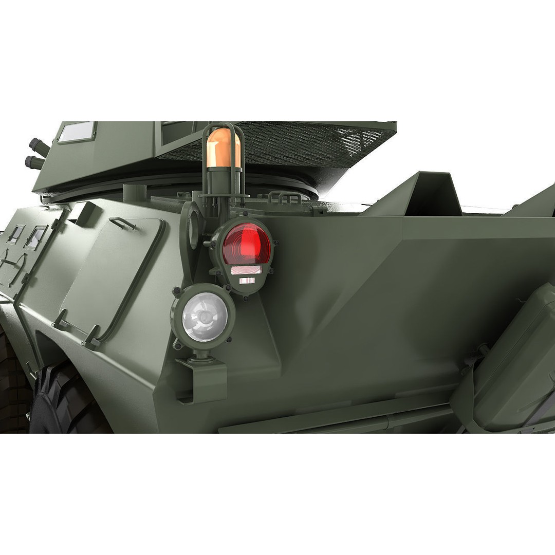 Cadillac V150 3D Model – High Poly Military Vehicle, FBX - View 38