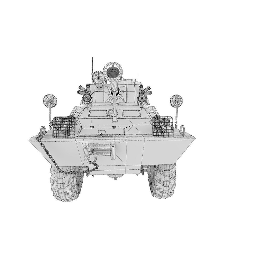 Cadillac V150 3D Model – High Poly Military Vehicle, FBX - View 41