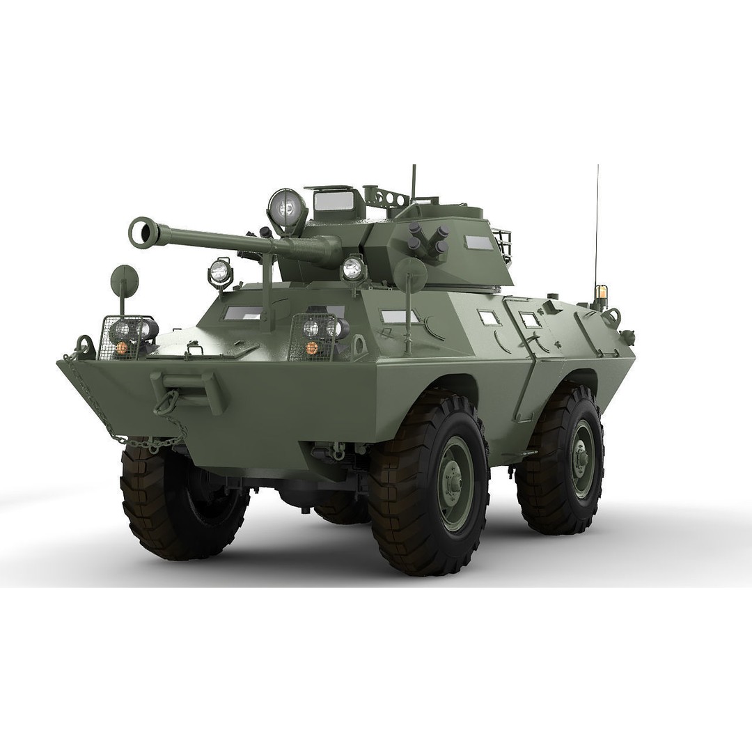 Cadillac V150 3D Model – High Poly Military Vehicle, FBX - View 42