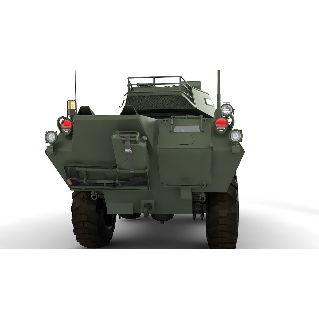 Cadillac V150 3D Model – High Poly Military Vehicle, FBX - View 44