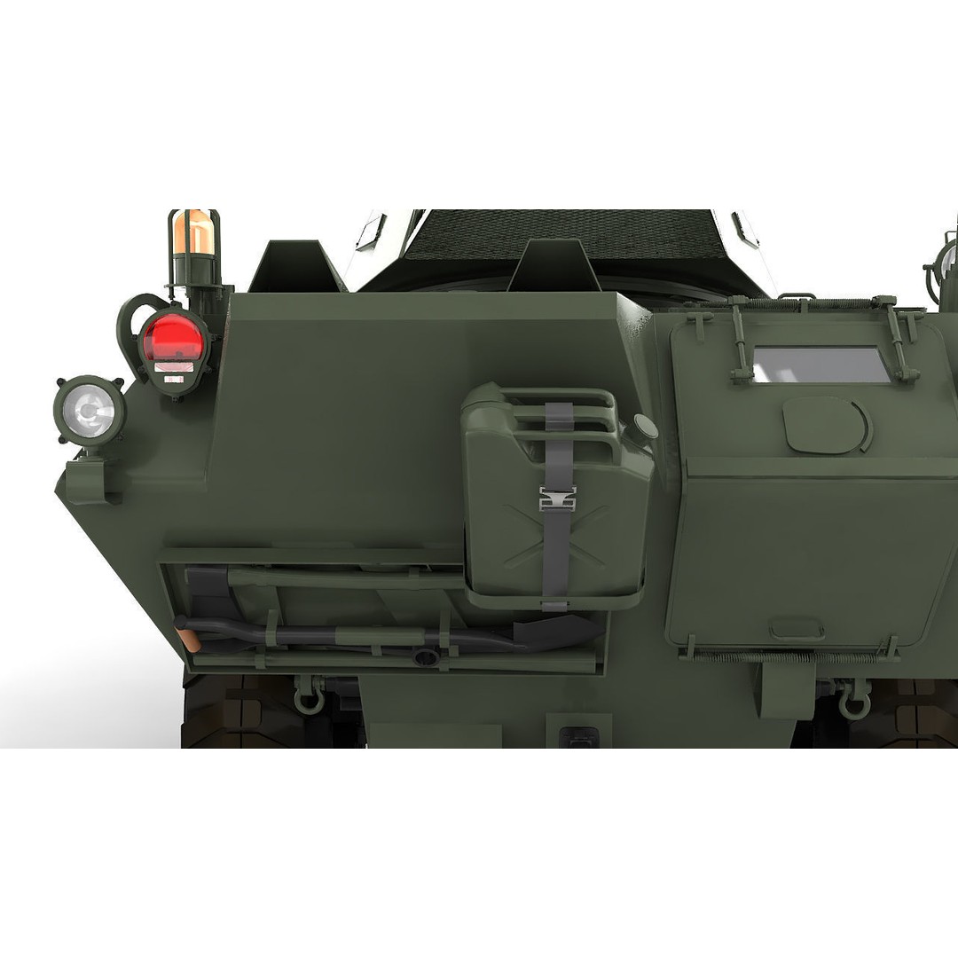 Cadillac V150 3D Model – High Poly Military Vehicle, FBX - View 46