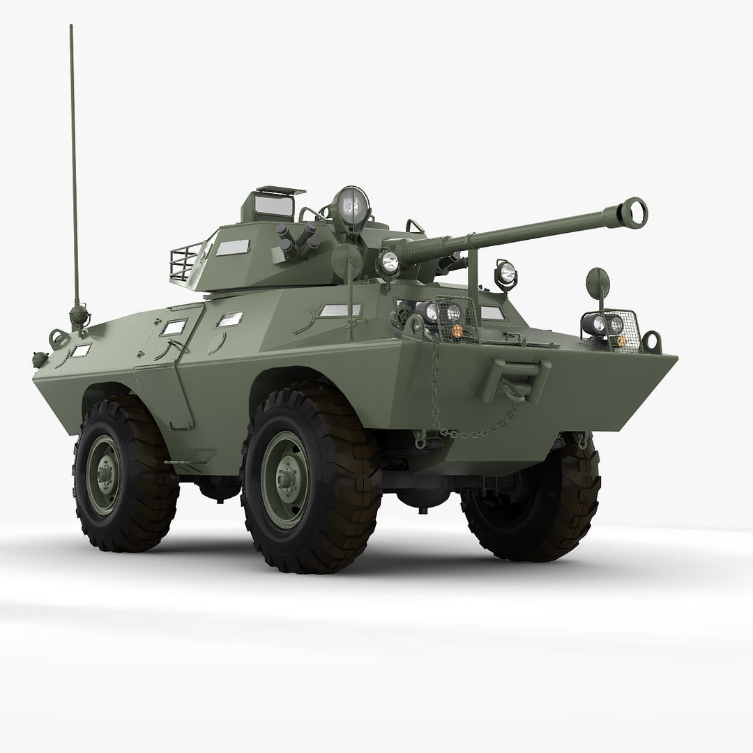 Cadillac V150 3D Model – High Poly Military Vehicle, FBX - View 7