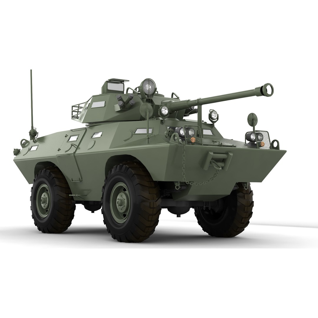 Cadillac V150 3D Model – High Poly Military Vehicle, FBX - View 9