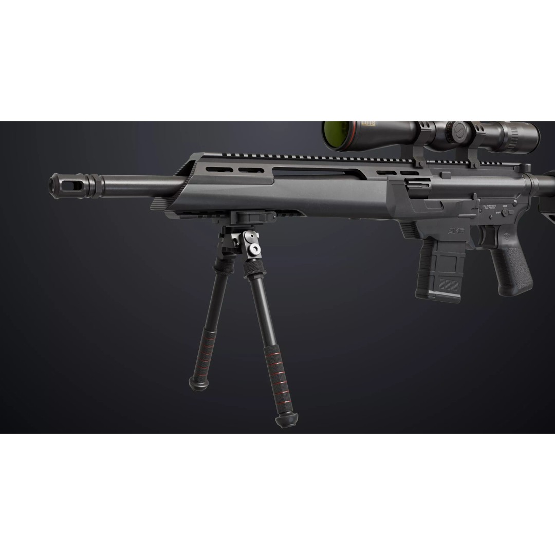 Sniper Rifle 06 3D Model – Low Poly Rigged Game Asset, FBX, PBR - View 26