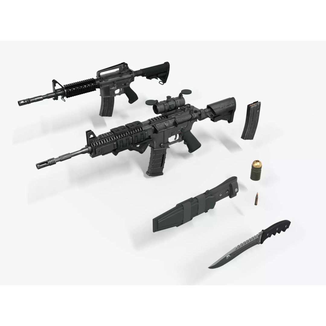 Special Forces Tactical Military Soldier 3D Model – Low Poly Rigged Game Asset, FBX - View 14