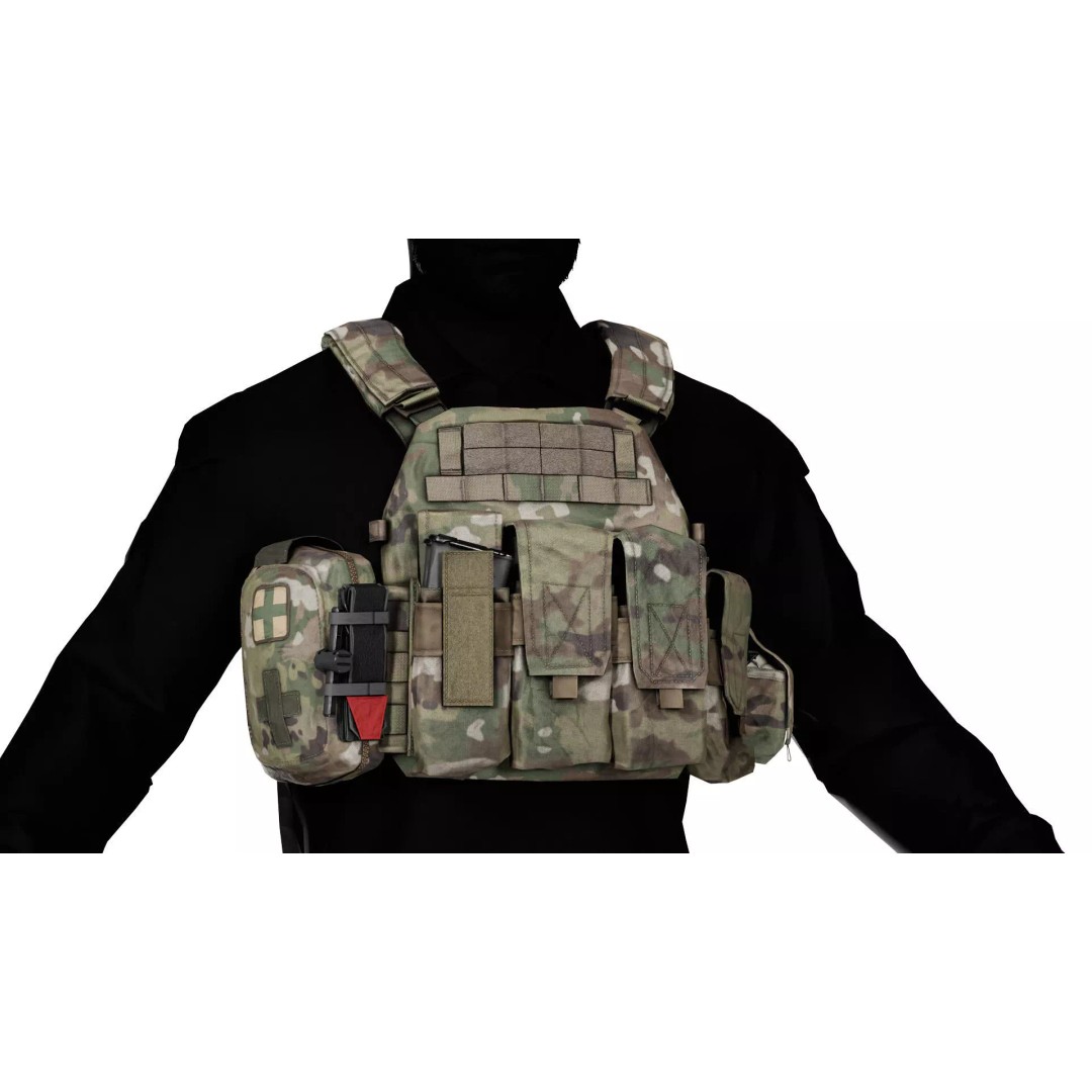 Warrior Assault DCS Plate Carrier Vest 3D Model – Low Poly Game Asset, FBX - View 4