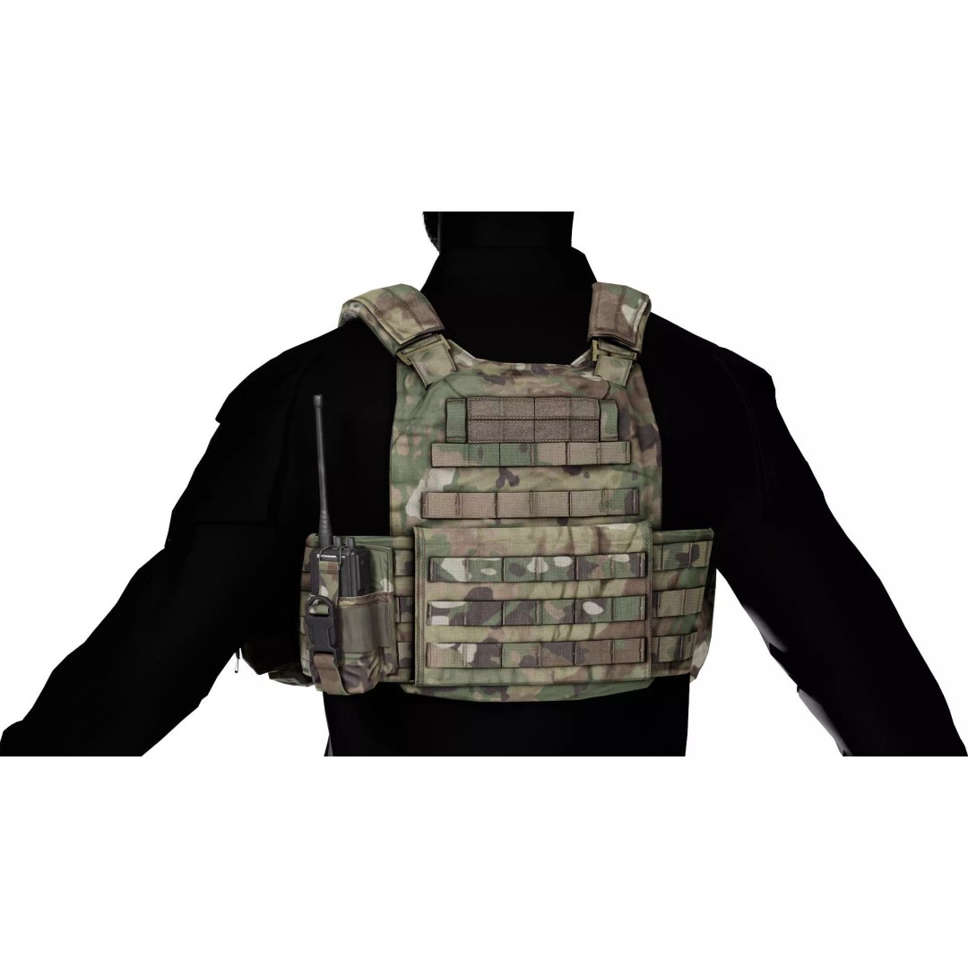 Warrior Assault DCS Plate Carrier Vest 3D Model – Low Poly Game Asset, FBX - View 5