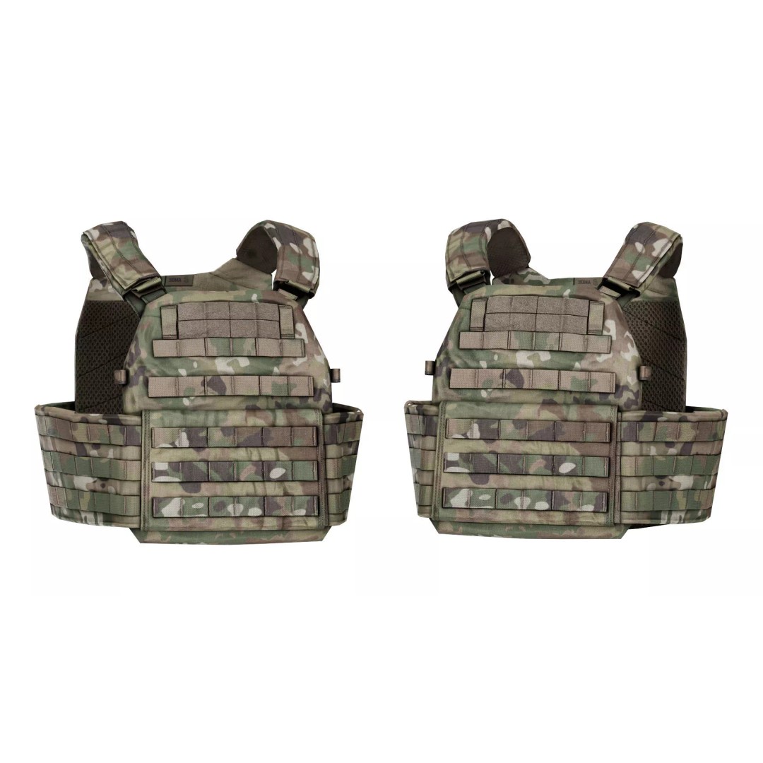 Warrior Assault DCS Plate Carrier Vest 3D Model – Low Poly Game Asset, FBX - View 6