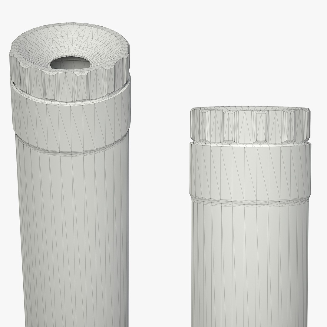 BANISH 45 Suppressor 3D Model – Low Poly PBR Game Asset, FBX, OBJ - View 13