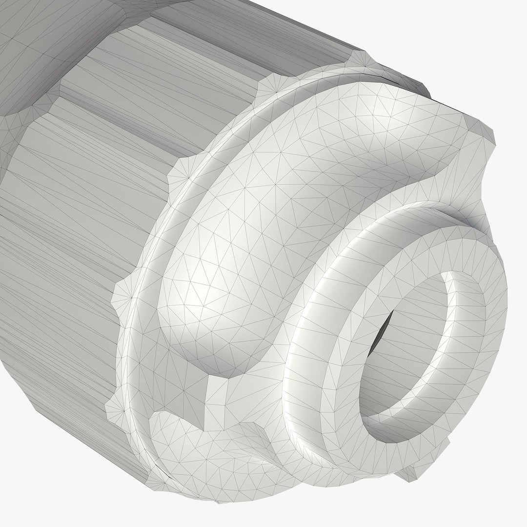 BANISH 45 Suppressor 3D Model – Low Poly PBR Game Asset, FBX, OBJ - View 16