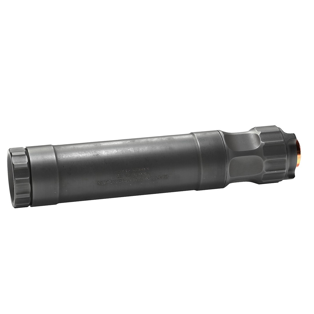 BANISH 45 Suppressor 3D Model – Low Poly PBR Game Asset, FBX, OBJ - View 20