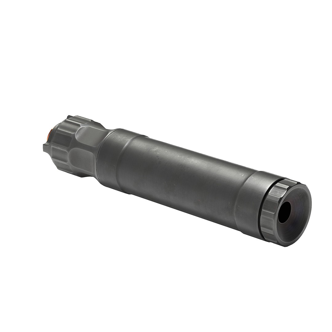 BANISH 45 Suppressor 3D Model – Low Poly PBR Game Asset, FBX, OBJ - View 35