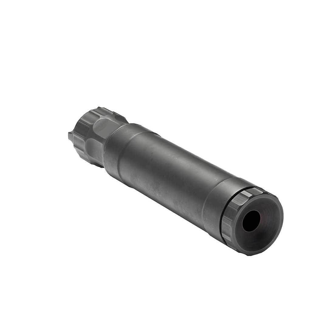 BANISH 45 Suppressor 3D Model – Low Poly PBR Game Asset, FBX, OBJ - View 36