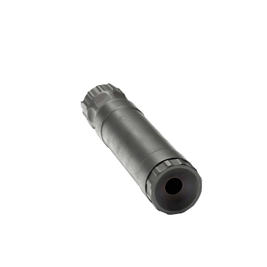 BANISH 45 Suppressor 3D Model – Low Poly PBR Game Asset, FBX, OBJ - View 37