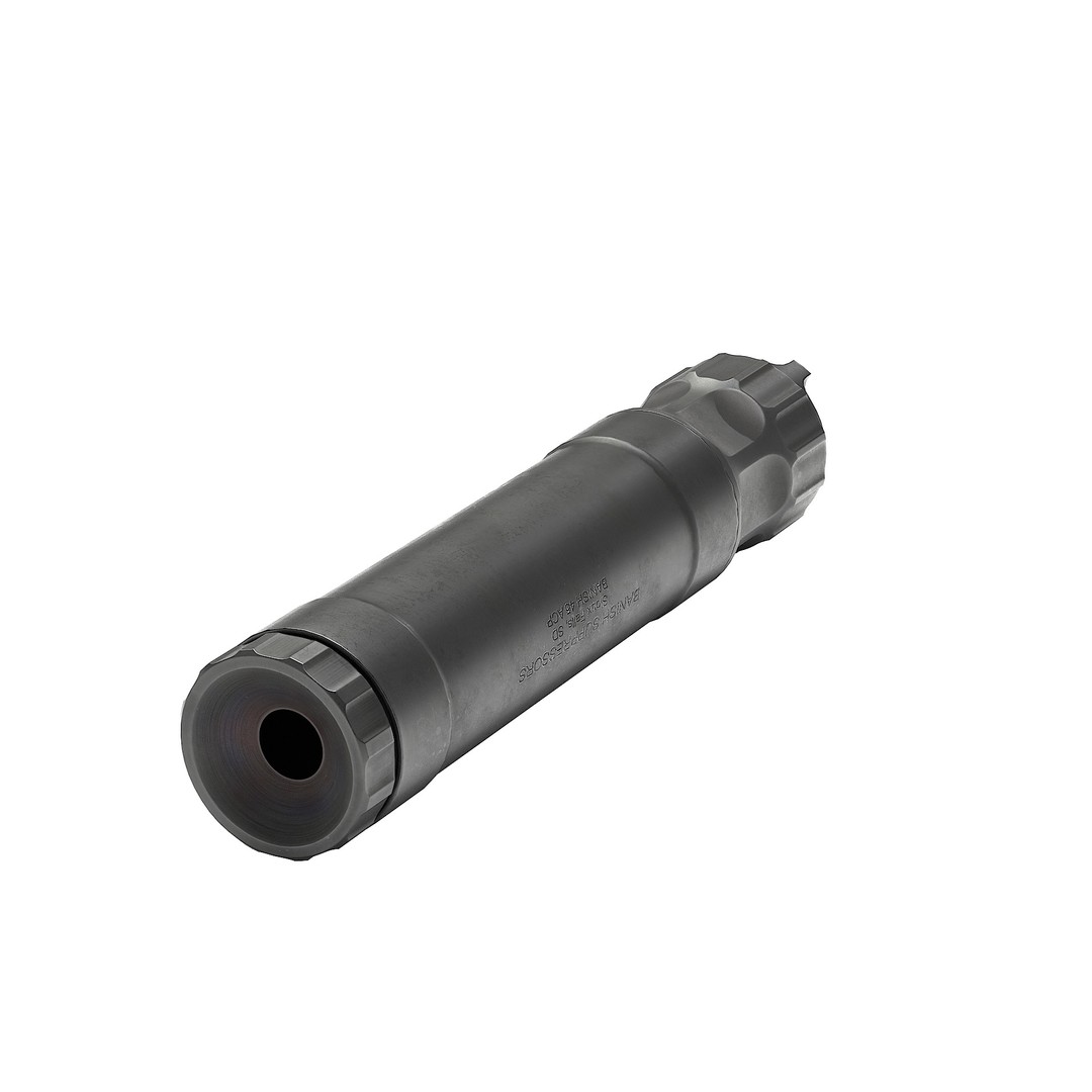 BANISH 45 Suppressor 3D Model – Low Poly PBR Game Asset, FBX, OBJ - View 40