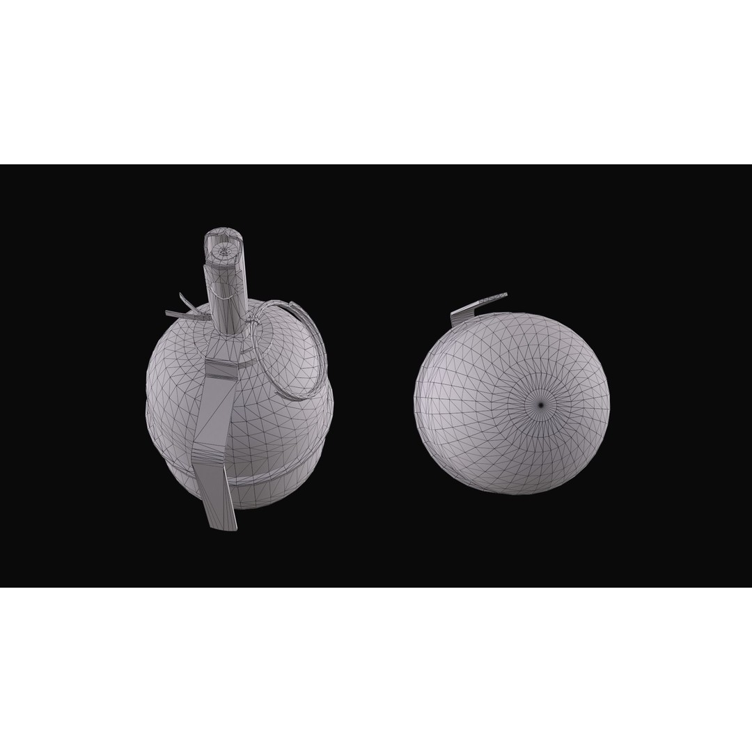 Soviet RGD-5 Hand Grenade 3D Model – Low Poly Game Ready Asset, FBX