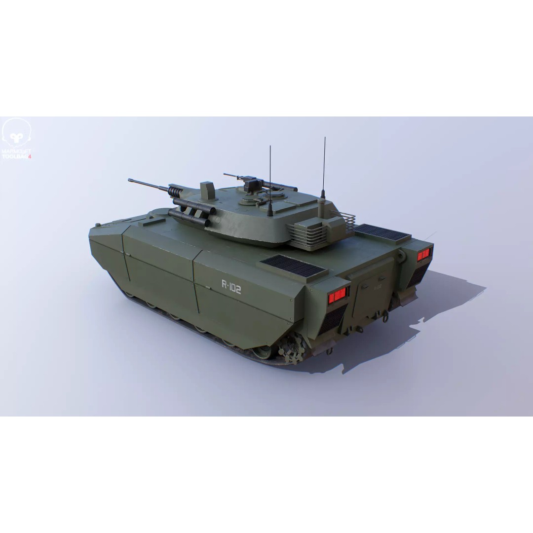 Infantry Fighting Vehicle 3D Model – Low Poly PBR Game Asset, FBX - View 18
