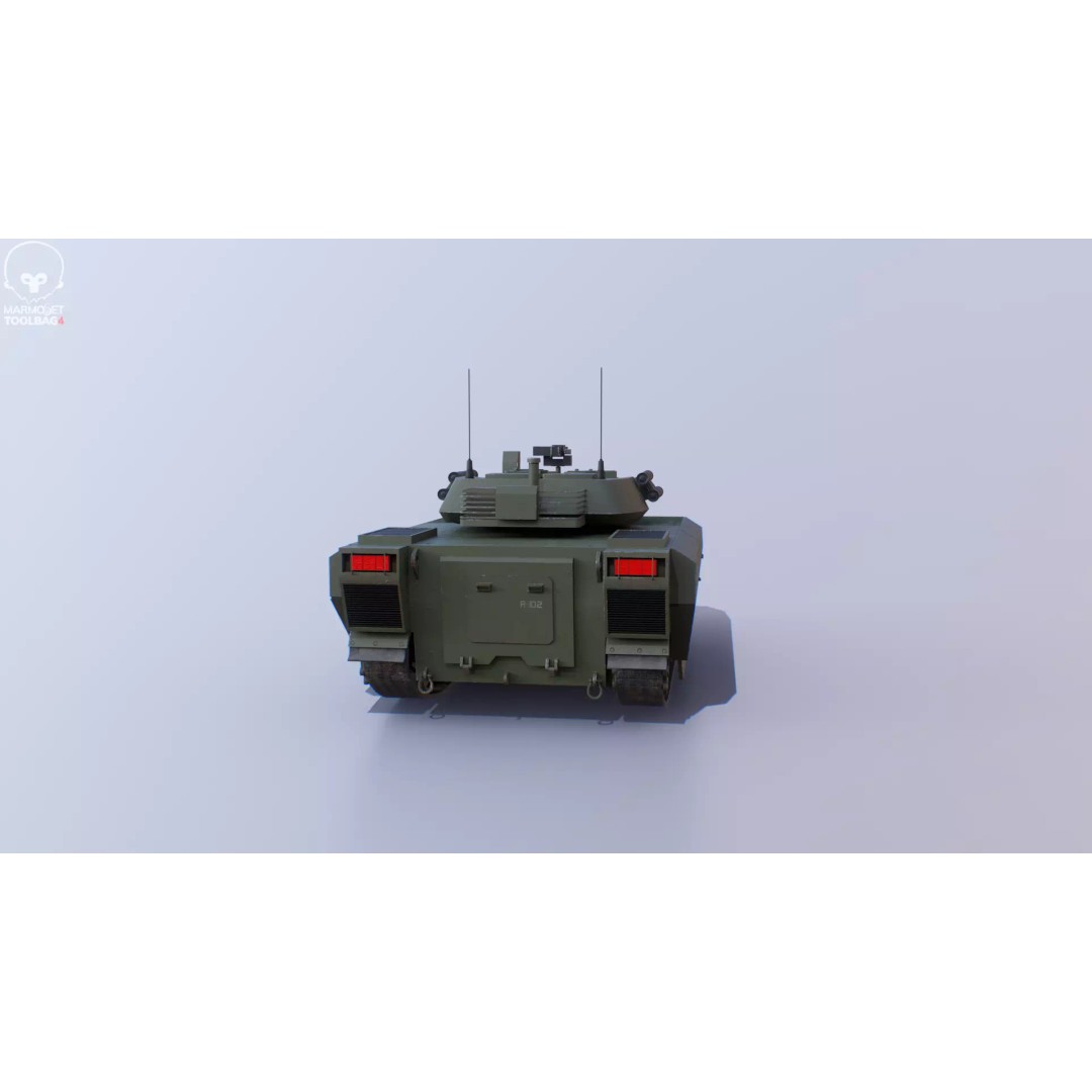 Infantry Fighting Vehicle 3D Model – Low Poly PBR Game Asset, FBX - View 25