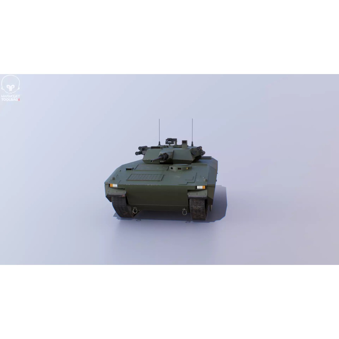 Infantry Fighting Vehicle 3D Model – Low Poly PBR Game Asset, FBX - View 27