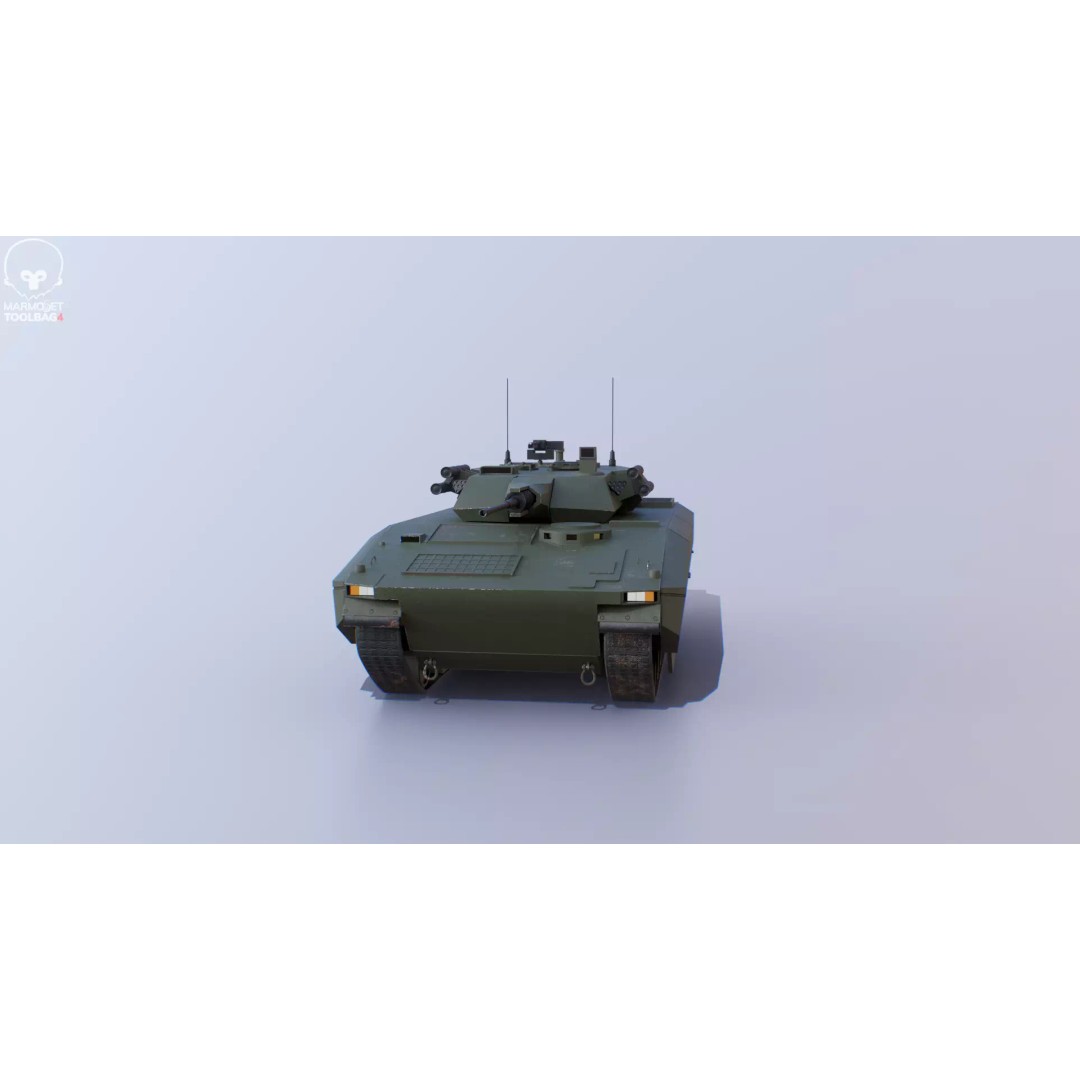 Infantry Fighting Vehicle 3D Model – Low Poly PBR Game Asset, FBX - View 32
