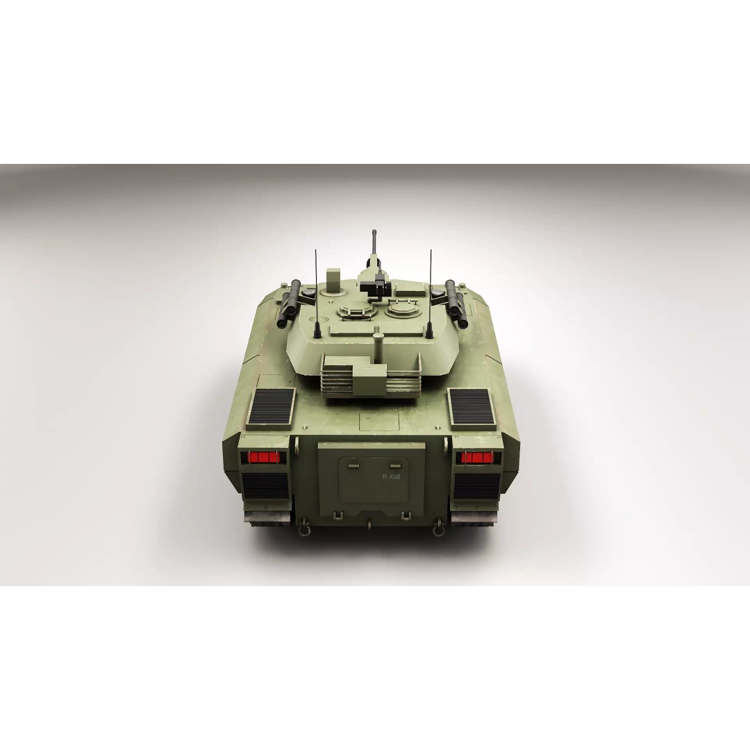 Infantry Fighting Vehicle 3D Model – Low Poly PBR Game Asset, FBX - View 6