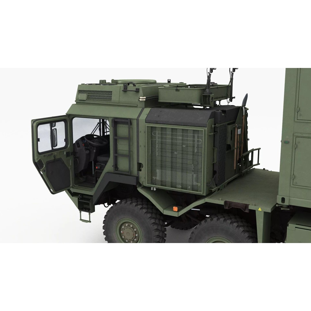 IRIS-T Command Post 3D Model – Military Tactical Shelter, FBX/OBJ - View 13