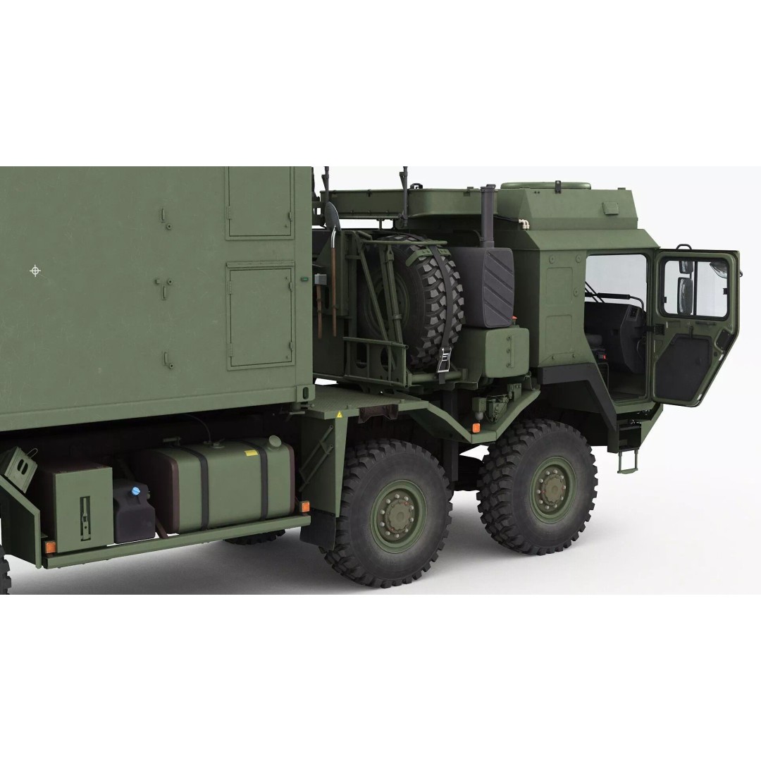 IRIS-T Command Post 3D Model – Military Tactical Shelter, FBX/OBJ - View 17