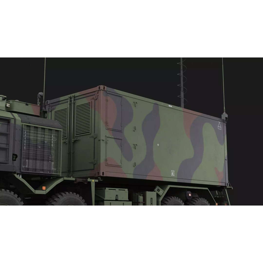 IRIS-T Command Post 3D Model – Military Tactical Shelter, FBX/OBJ - View 20