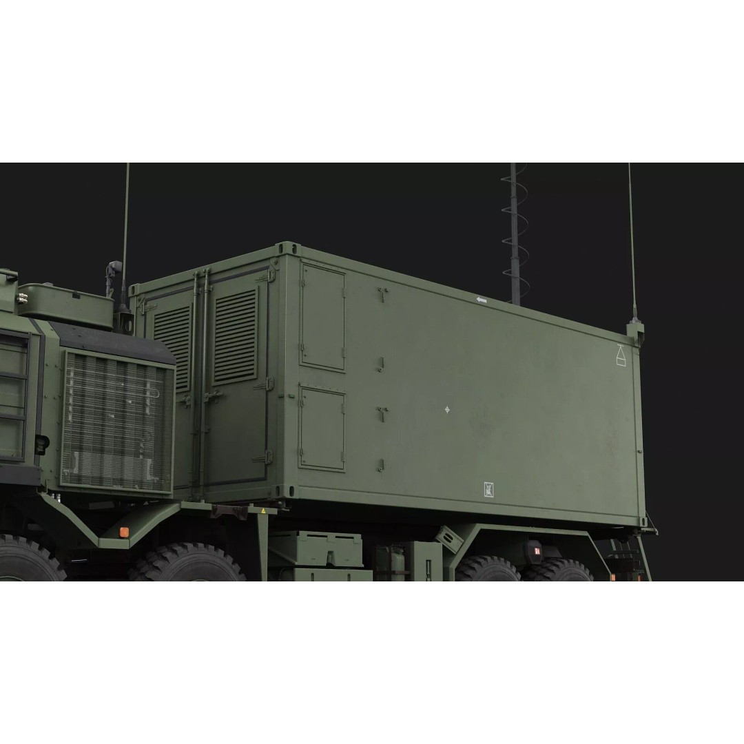 IRIS-T Command Post 3D Model – Military Tactical Shelter, FBX/OBJ - View 21