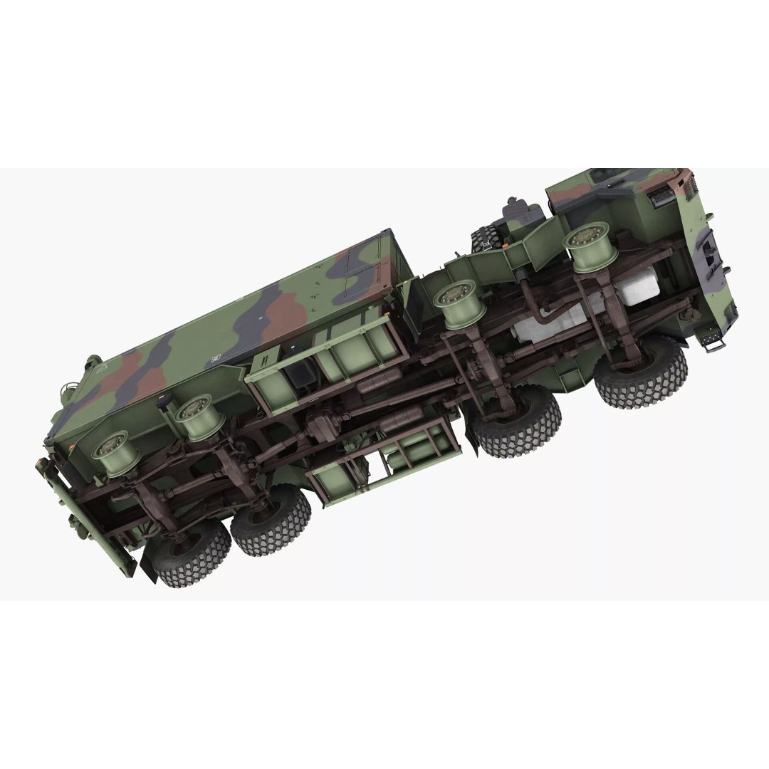 IRIS-T Command Post 3D Model – Military Tactical Shelter, FBX/OBJ - View 22