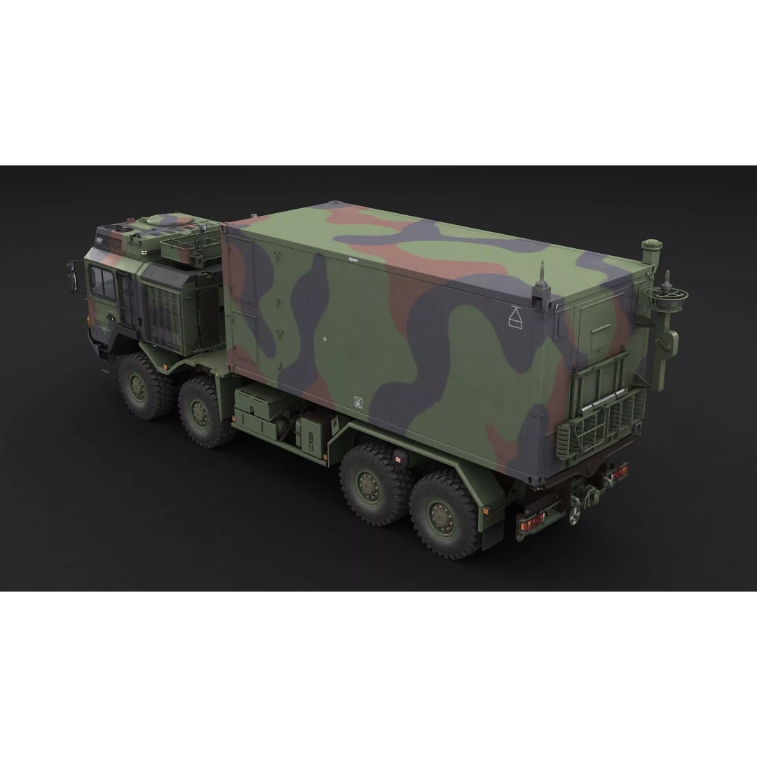 IRIS-T Command Post 3D Model – Military Tactical Shelter, FBX/OBJ - View 27