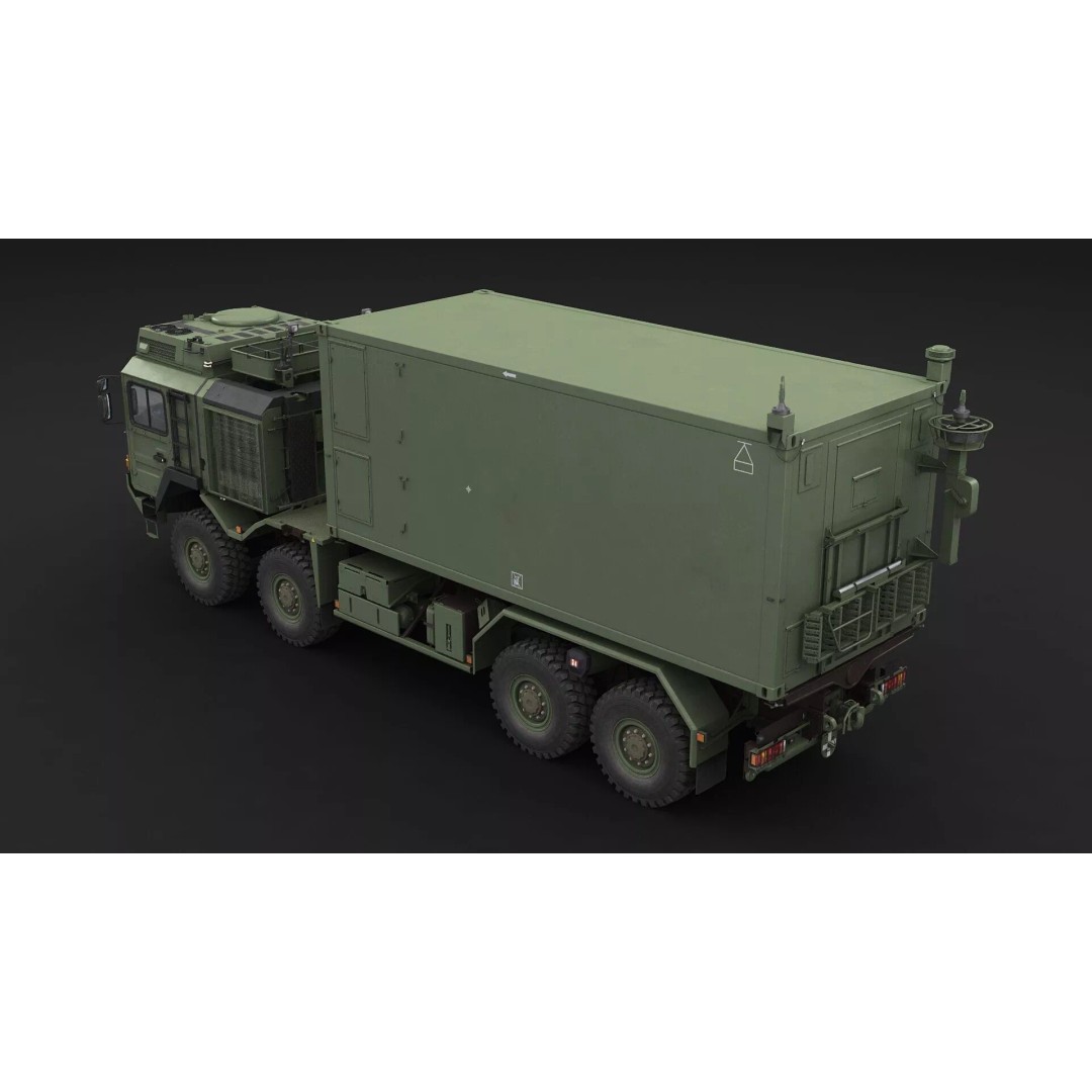 IRIS-T Command Post 3D Model – Military Tactical Shelter, FBX/OBJ - View 28