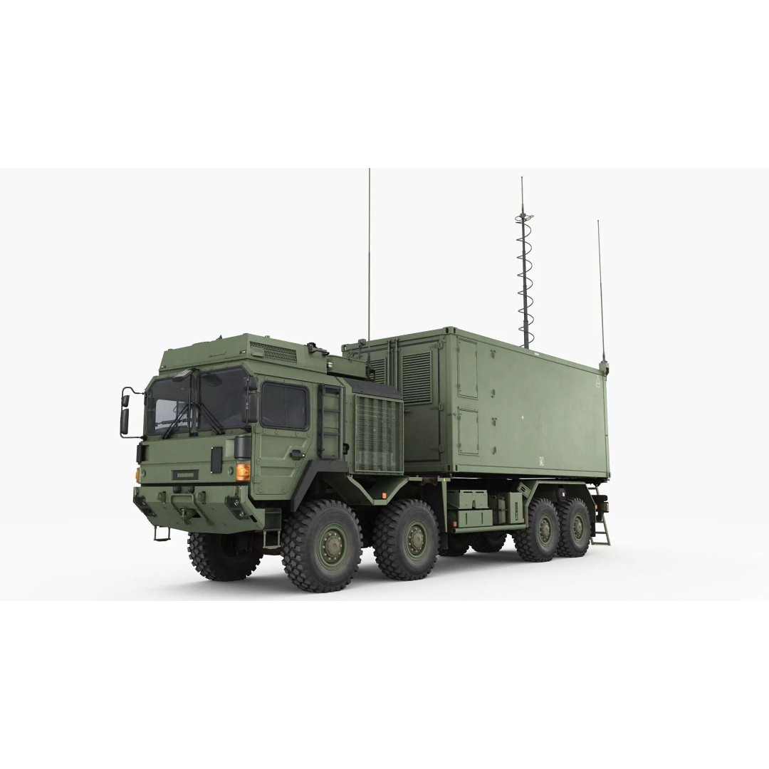IRIS-T Command Post 3D Model – Military Tactical Shelter, FBX/OBJ - View 4