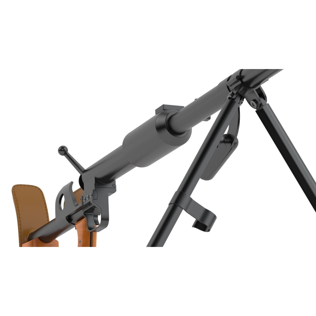 PTRD-41 3D Model – High Poly Anti-Tank Rifle, FBX, Game Asset - View 15