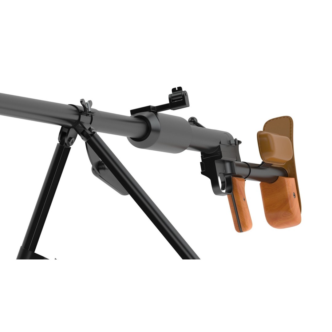 PTRD-41 3D Model – High Poly Anti-Tank Rifle, FBX, Game Asset - View 16