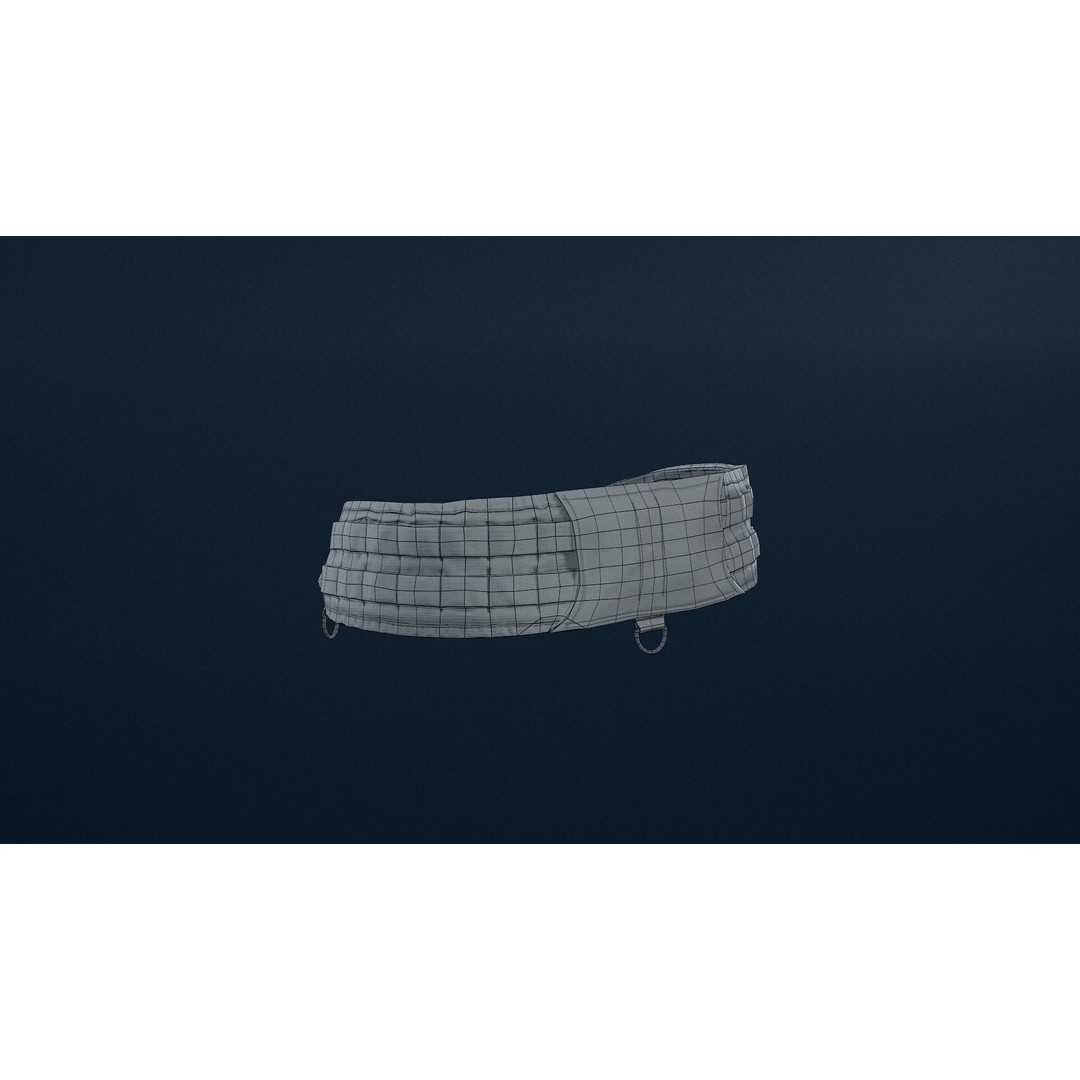 SC-11 Warbelt 3D Model – Low Poly Rigged Game Asset, FBX