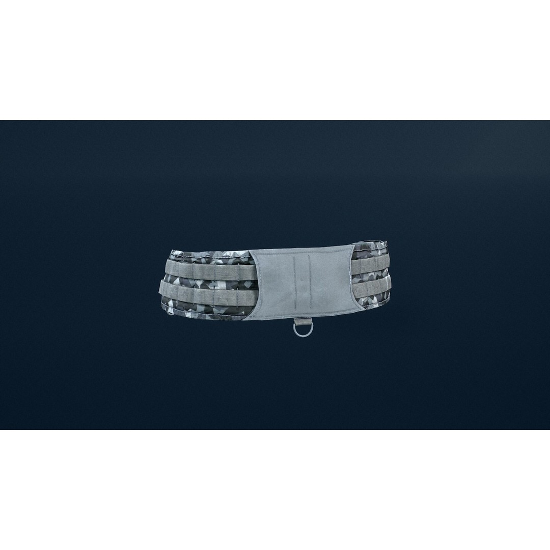 SC-11 Warbelt 3D Model – Low Poly Rigged Game Asset, FBX - View 13