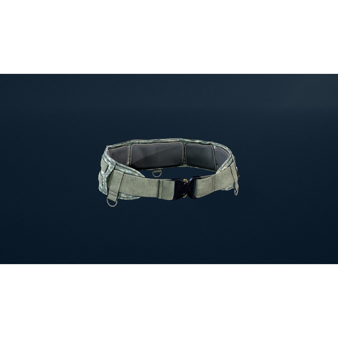 SC-11 Warbelt 3D Model – Low Poly Rigged Game Asset, FBX - View 15