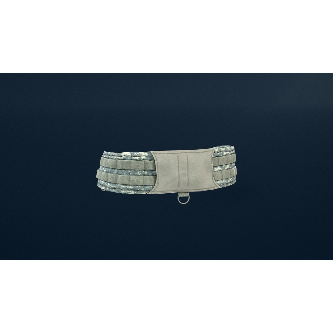 SC-11 Warbelt 3D Model – Low Poly Rigged Game Asset, FBX - View 16