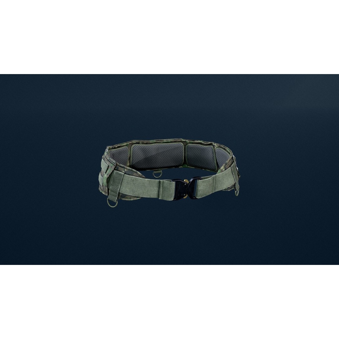 SC-11 Warbelt 3D Model – Low Poly Rigged Game Asset, FBX - View 17
