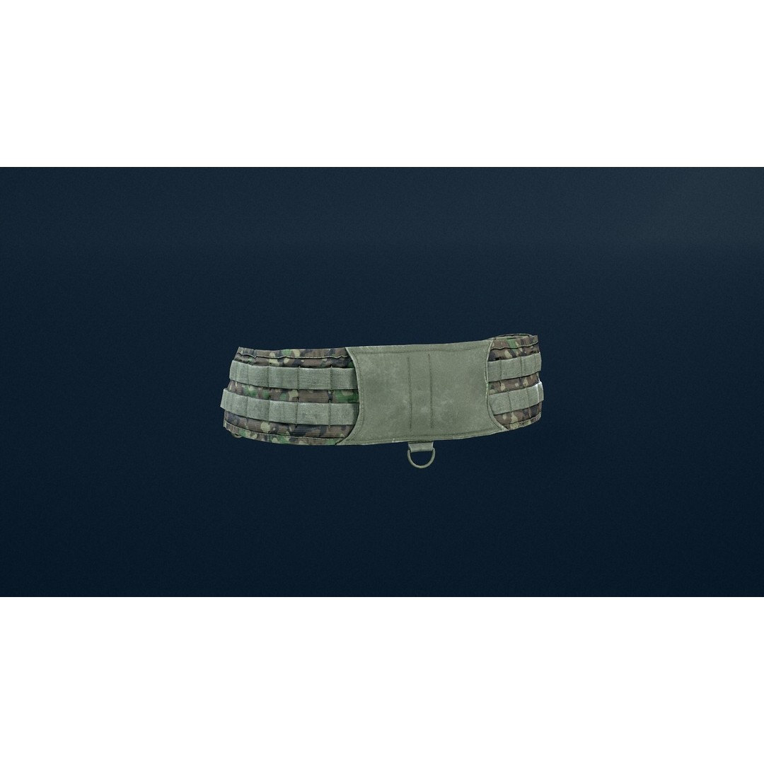 SC-11 Warbelt 3D Model – Low Poly Rigged Game Asset, FBX - View 18