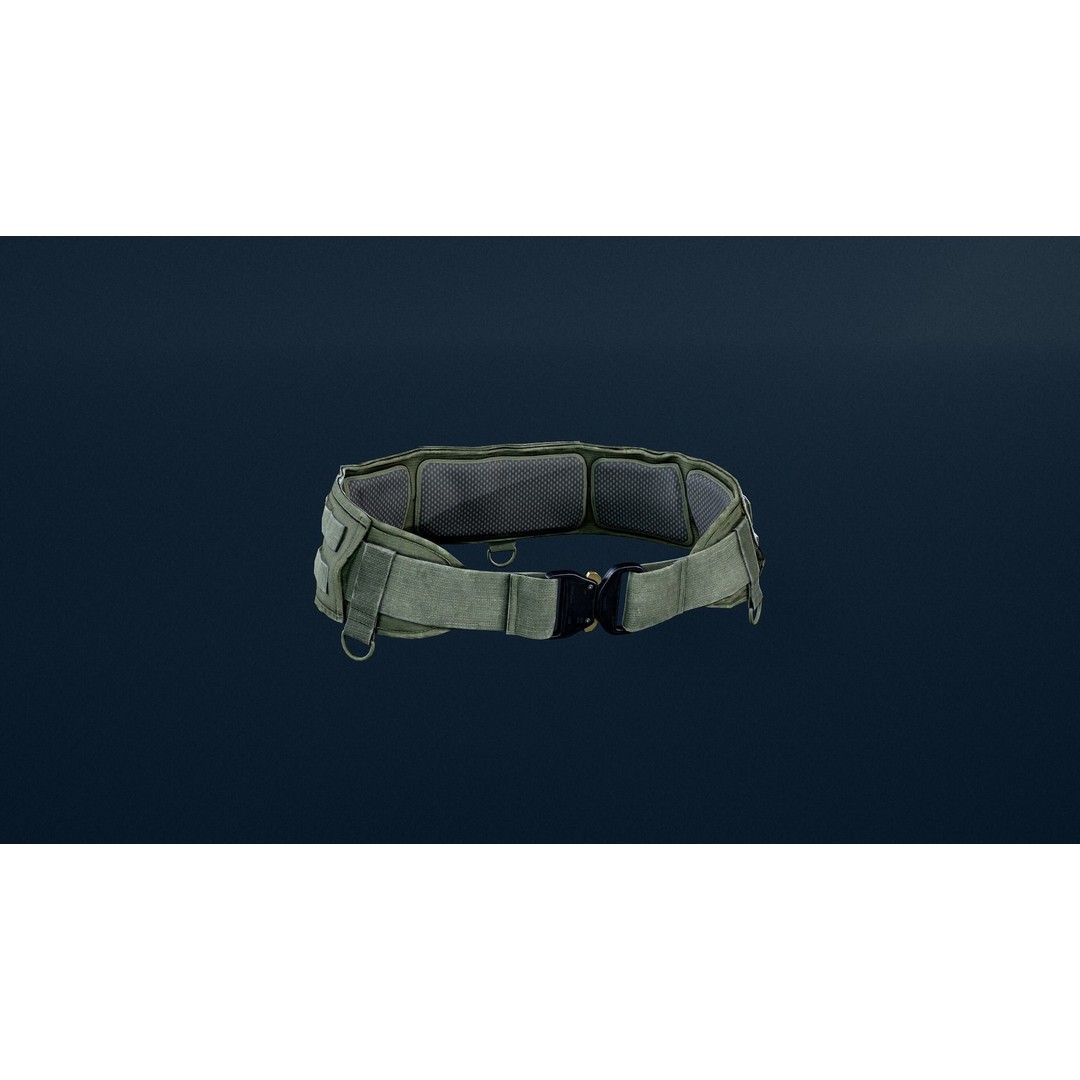 SC-11 Warbelt 3D Model – Low Poly Rigged Game Asset, FBX - View 19