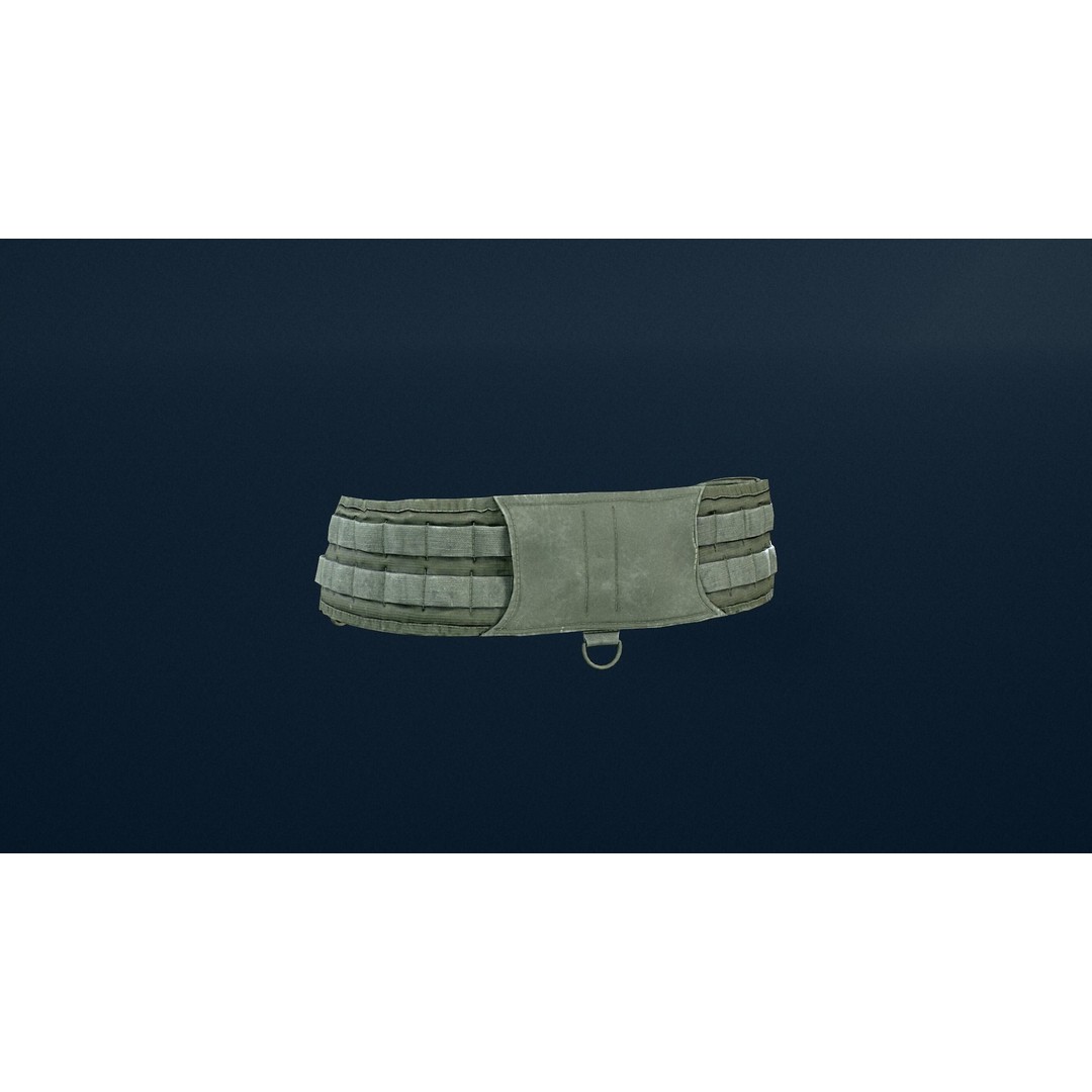 SC-11 Warbelt 3D Model – Low Poly Rigged Game Asset, FBX - View 20